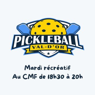 Mardi Pickleball Récréatif